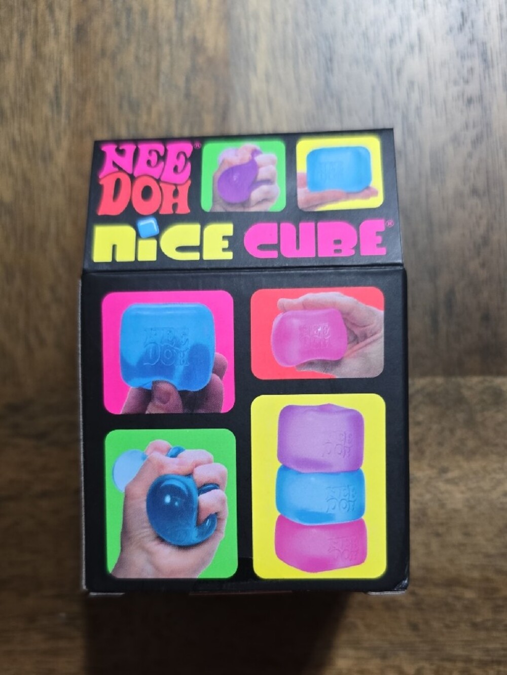 NeeDoh Nice Cube Pink Super Solid Squish - NeeDoh - Picture 2 of 5